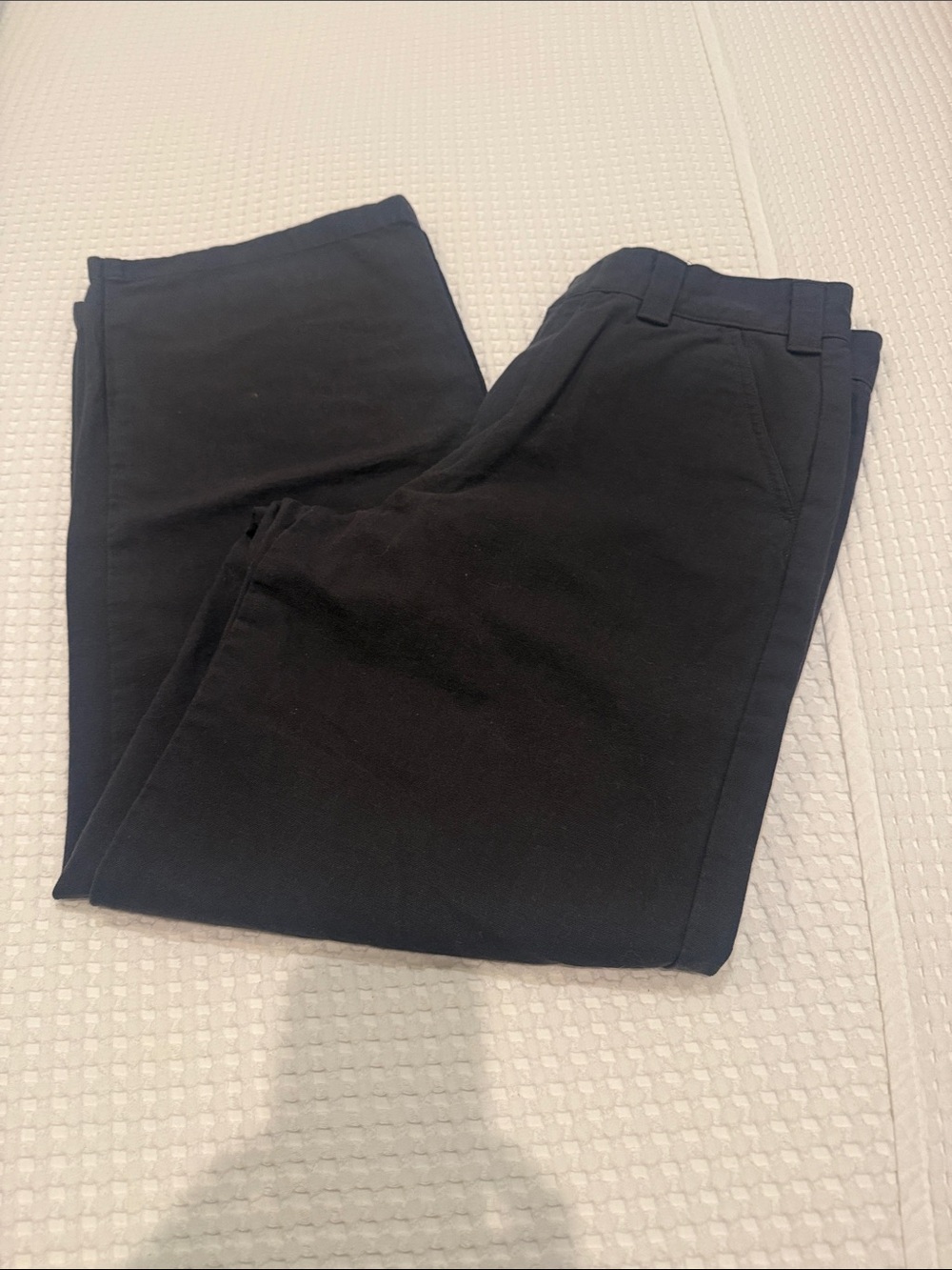 Uniqlo U x Lemaire Wide Leg Straight Cotton Canvas Pants size 30”